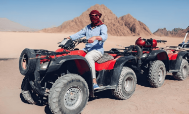 Sharm El-Sheikh : Aventure en quad, observation des étoiles et festin barbecue