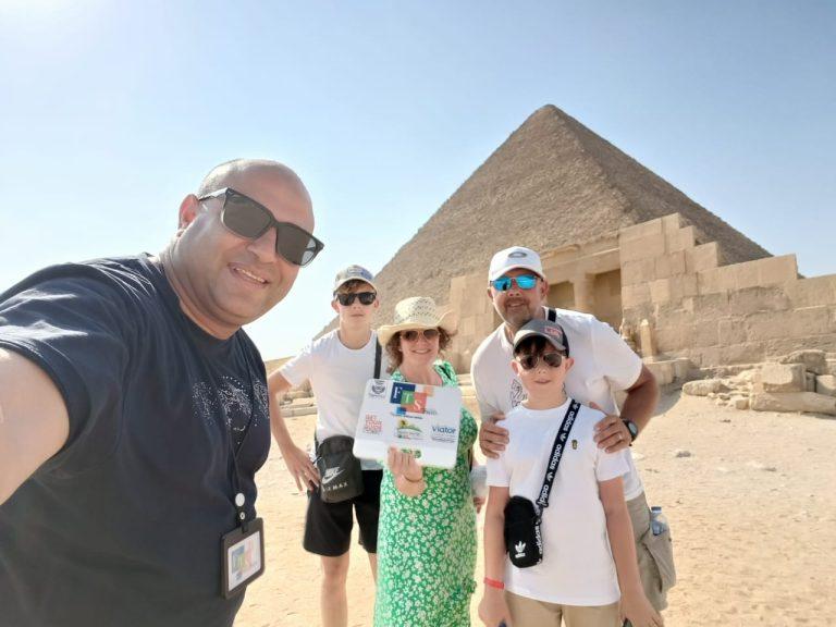 Day Two tour of Giza Pyramids, Sphinx, Saqqara, and Memphis – Egypt Christmas Holiday