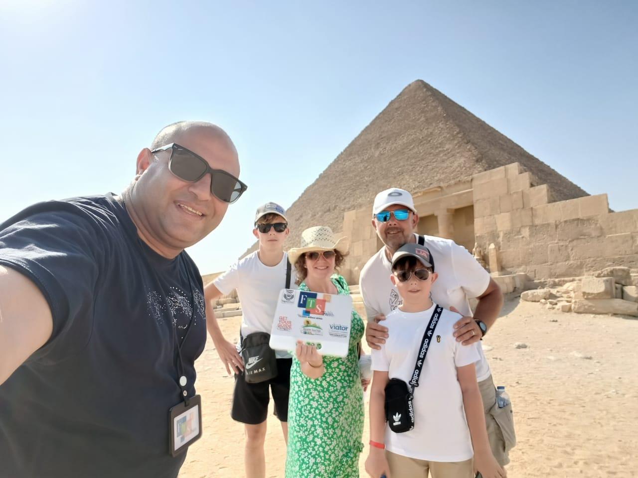Day Two tour of Giza Pyramids, Sphinx, Saqqara, and Memphis – Egypt Christmas Holiday